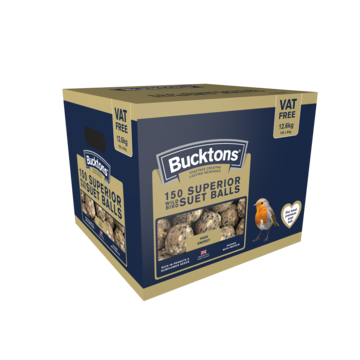 Bucktons Superior Suet Balls For Wild Birds - 150 Pack