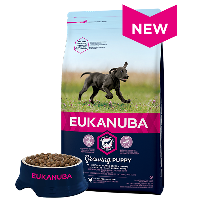 Eukanuba Growing Puppy Large Breed Dog Food 12kg. On Sale at VetShop.co.uk