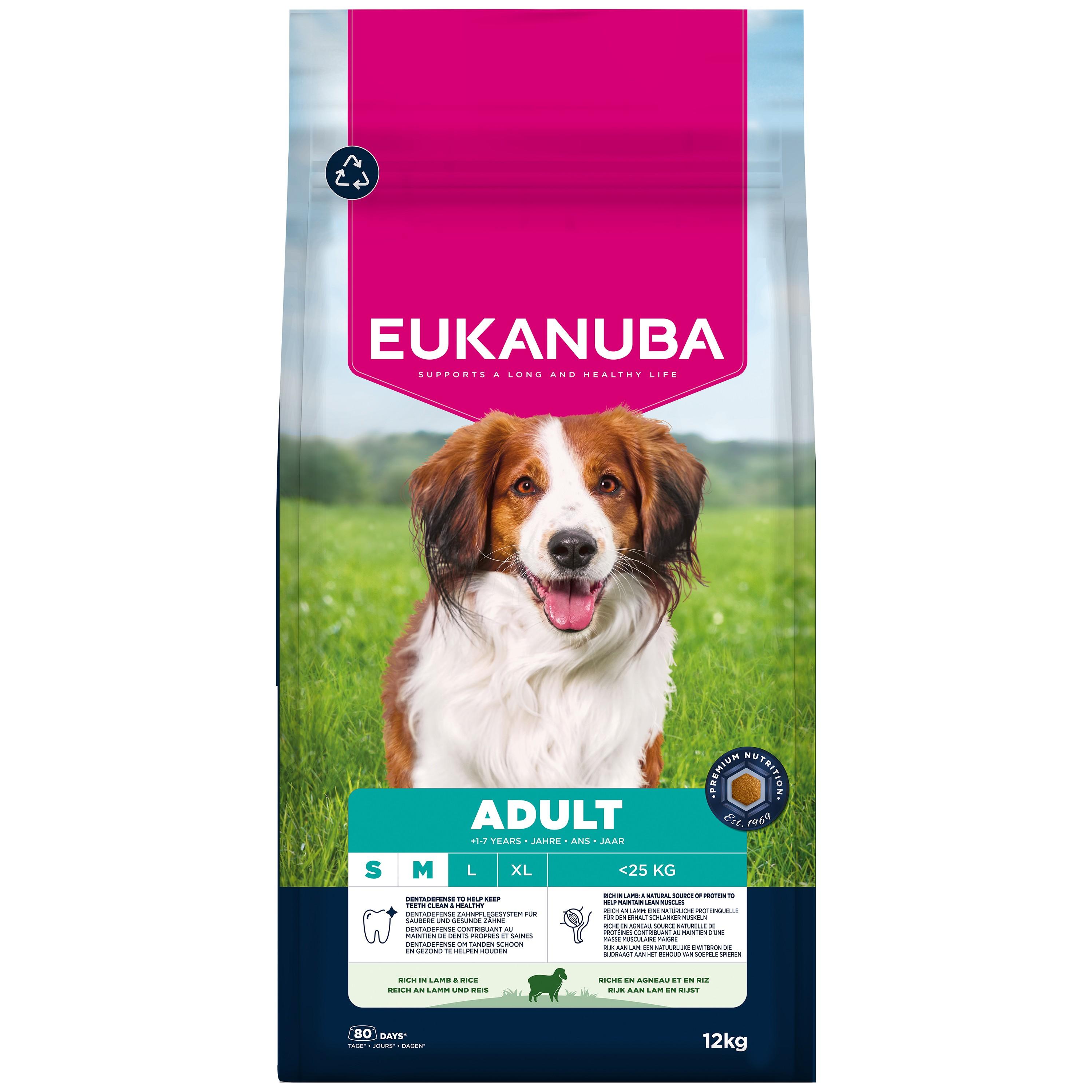 eukanuba small medium lamb rice