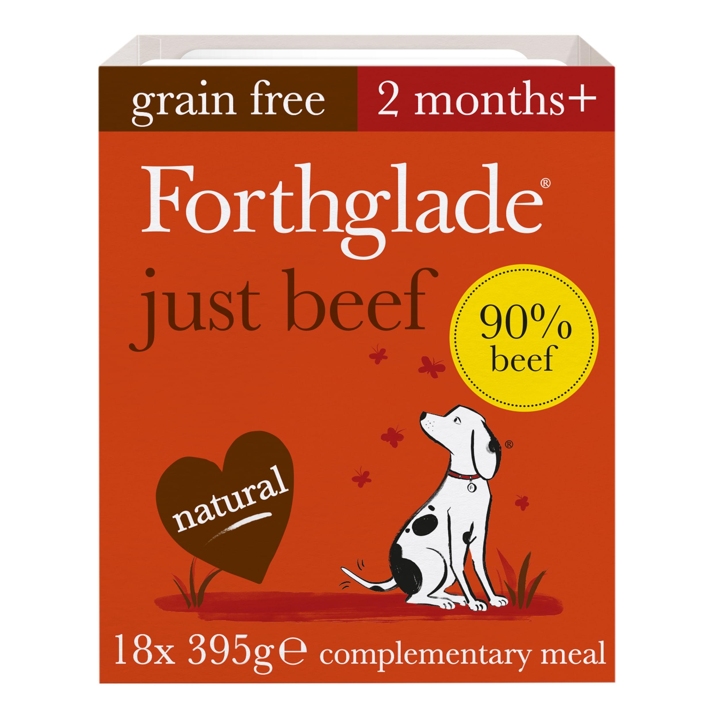 Forthglade Just Beef 18Pack Dog Food 395G Buy Forthglade online at