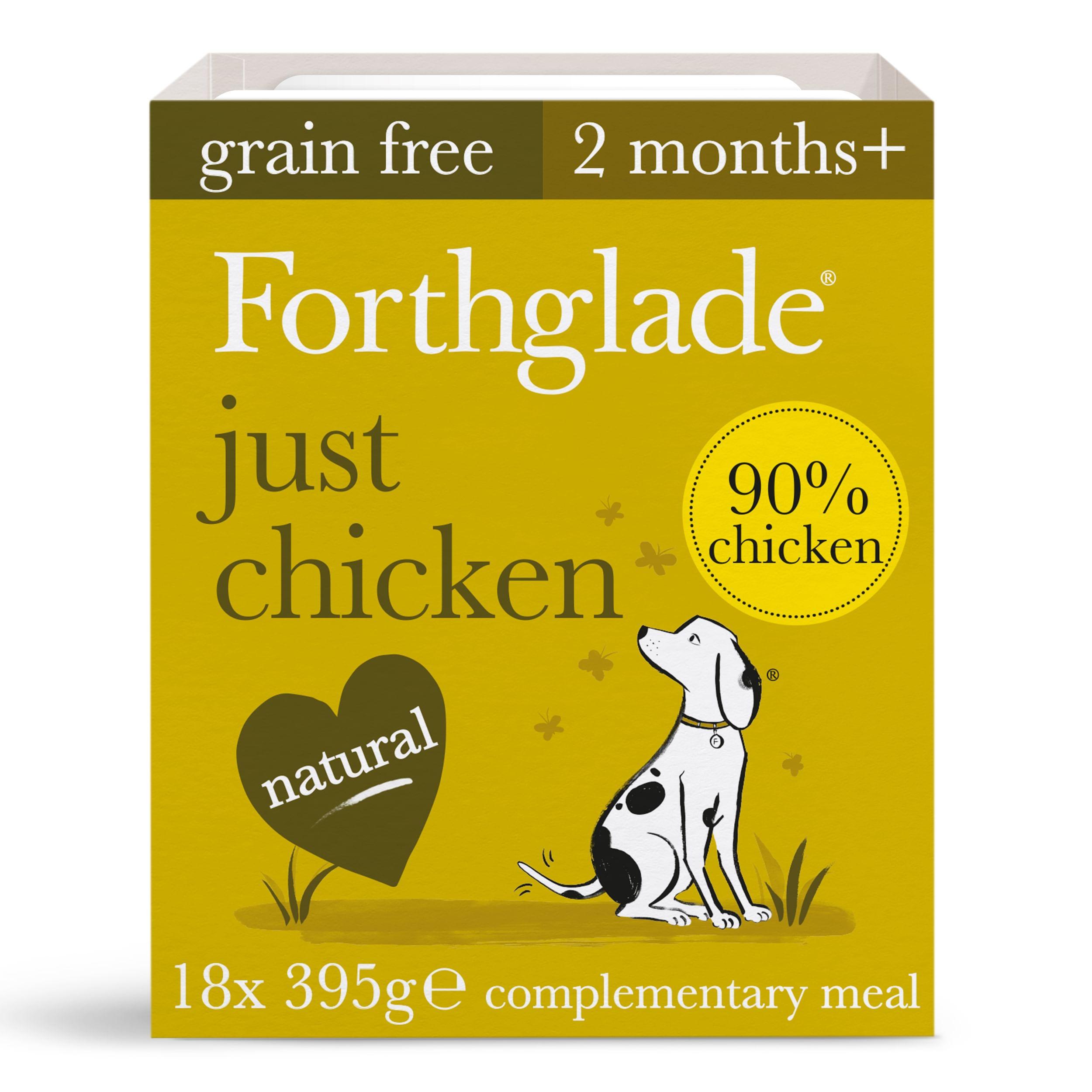 Forthglade Just Chicken 18Pack Dog Food 395G Buy Forthglade online
