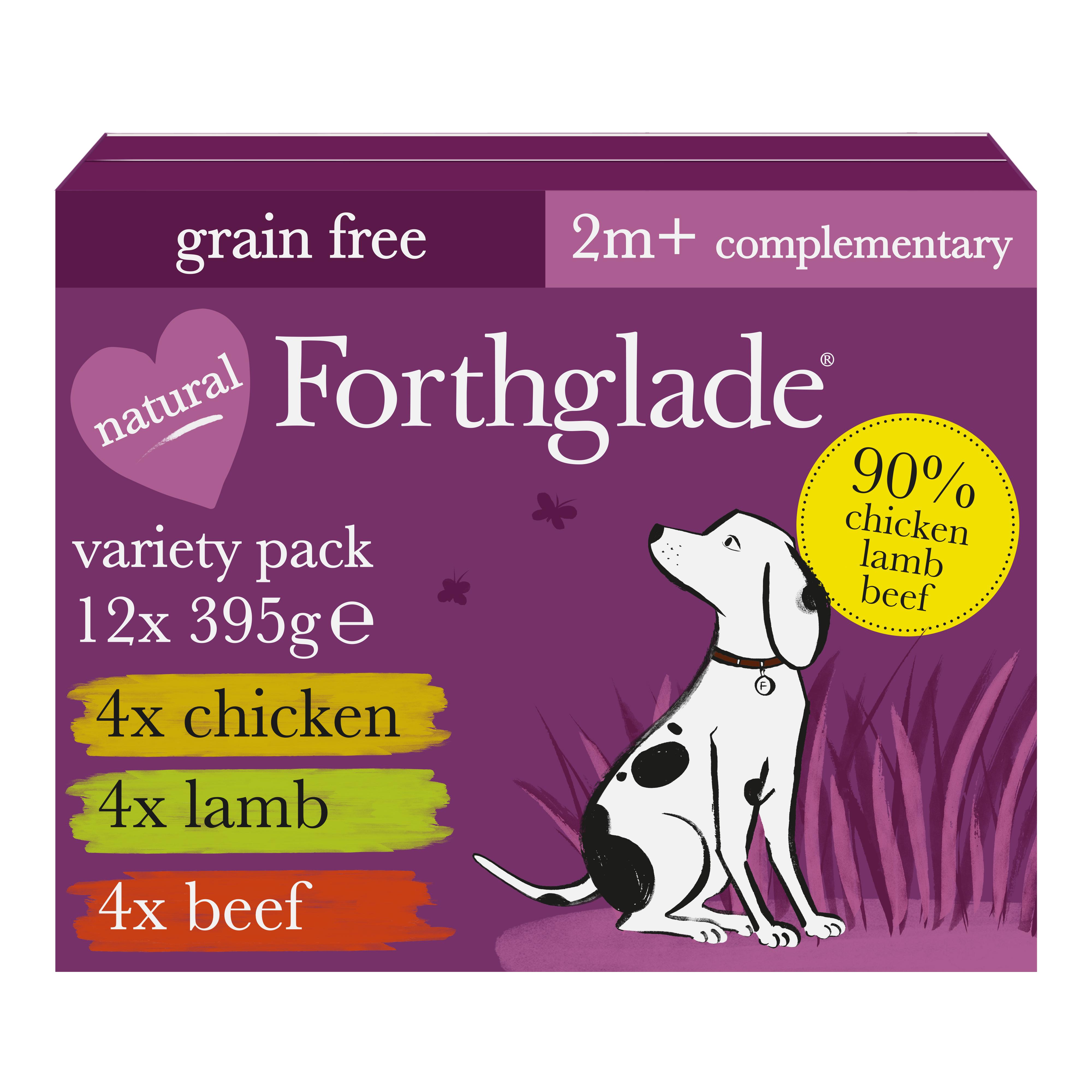 Forthglade Just 90 Adult Multicase Grain Free Dog Food