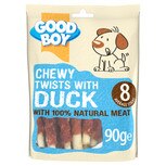 Good Boy Chewy Twists With Duck Dog Treats - 90g