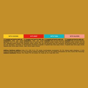 Gourmet Gold Savoury Cake with Meat Multipack Adult Cat Food x 85g