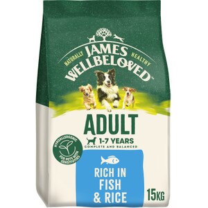 James Wellbeloved Fish Rice Adult Dog Food Free Delivery