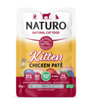 Naturo Kitten Chicken Paté Pouch Wet Cat Food - 12 X 85g