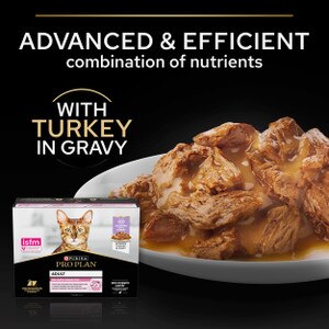 Pro Plan Delicate Digestion Adult 1+ Turkey in Gravy Wet Cat Food