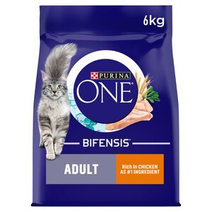 Purina ONE Adult Chicken and Whole Grain Cat Food 6kg. On ...