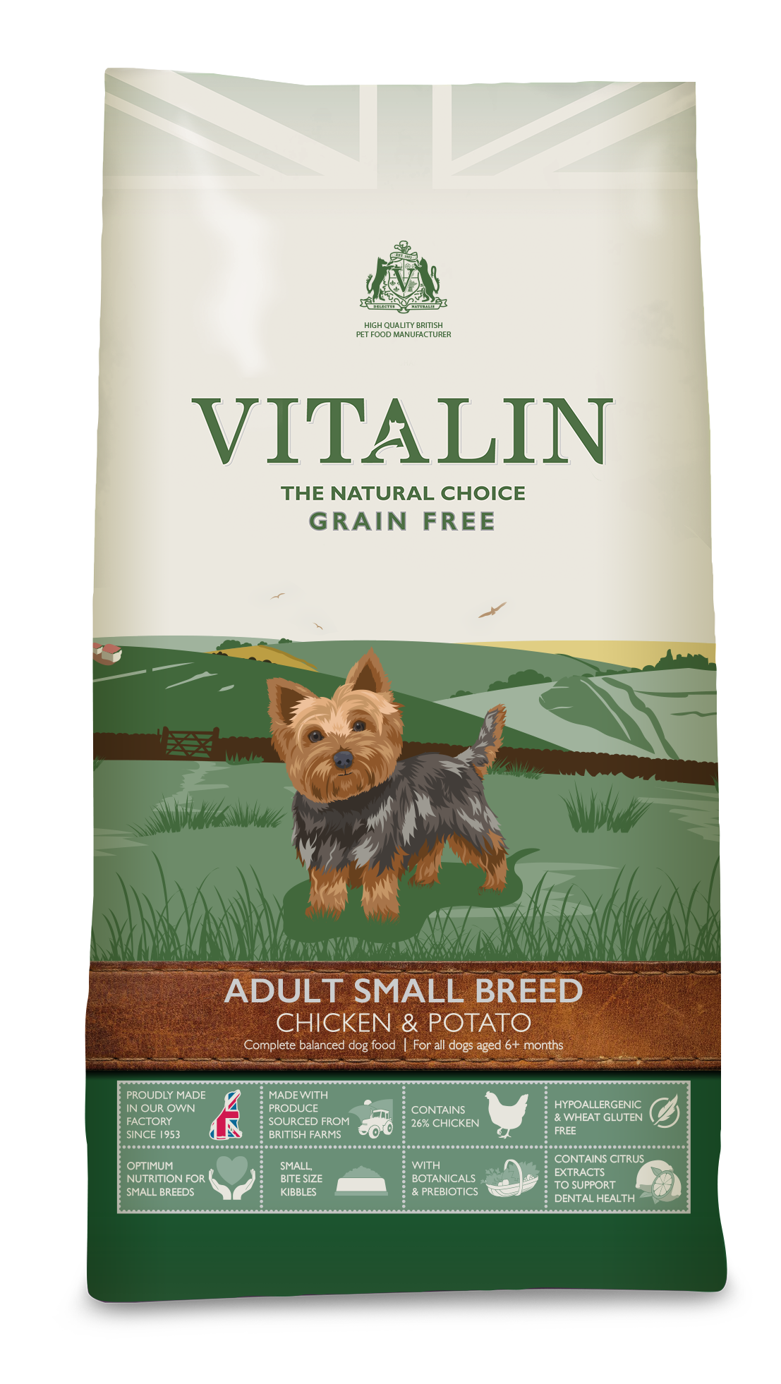 vitalin senior lite dog food 12kg